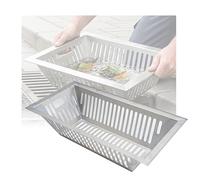 XPLKQXE Protège-gouttière, En Acier Inoxydable Grille Regard, Protection Contre Les Feuilles Et Débris Kit D'installation DIY(50x30x15cm/1pcs)