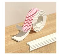 XPLKQXE Rembourrage Mousse L'épreuve Gardes Sécurité, Bord Meuble Garde Coin, Protecteurs Bord, Coussin Protection pour Bureau Table Sharp Edges (Couleur : White-A, Taille : 2pcs)