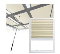 XPLKQXE Stores pour Puits Lumière, Stores Cellulaires Occultants, Protection UV Store pour Puits Lumière pour Fenêtres Toiture Bureau, Isolation Thermique(100x150cm)