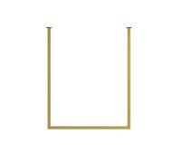 XPLKQXE Support De Plafond pour Tringle À Vêtements, Porte-vêtements Industriel, Étagère De Rangement pour Vêtements, Organiseur Cintres Buanderie(A-100X100cm)