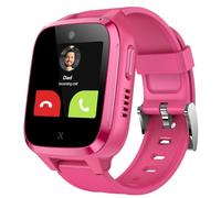 XPLORA Kidzi Montre connectée pour Enfants (avec SIM) 4G - GPS, SOS, Appels | Appels, Messages, Mode école, SOS, localisation GPS, Appareil Photo, podomètre - incluant 3 Mois d'abonnement Gratuit (ROSE)