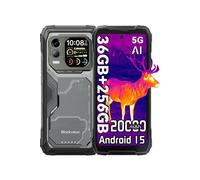 Blackview Téléphone robuste XPLORE 1 Pro 5G – 36 Go/256 Go – 20000mAh – NFC – Android 15 – Noir
