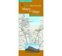 Xploreit Map of Counties Mayo and Sligo Ireland 1:100, 000