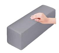 Xpnit Coussin rectangulaire amovible et lavable pour accoudoir de canapé, imperméable et lavable (15 x 15 x 50 cm, gris foncé)
