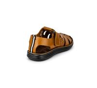 Xposed Sandales en cuir pour homme avec sangle croisée Style Jésus Été Vacances Plage Marche Mules - Marron - marron, 44 EU