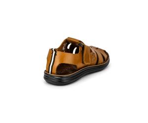 Xposed Sandales en cuir pour homme avec sangle croisée Style Jésus Été Vacances Plage Marche Mules - Marron - marron, 44 EU