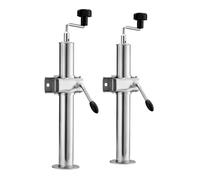 XPOtool 2 Béquilles de Support - 130 x 90 x 760 mm - capacité 2000 kg - Réglables en Hauteur 510-760 mm - avec 2 Colliers Ø 48 mm - Pieds de stationnement