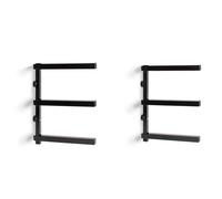 XPOtool 2X Étagère Cantilever à 3 Niveaux - 310 x 30 x 455 mm - Capacité de Charge Max. 150 kg, 50 kg/Niveau - en Acier - pour Stockage Rangement de Bois