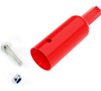XPOtool Adaptateur pour visseuse sans fil – 90 x 20 x 20 mm – en Acier – Bit Mandrin pour Lève Autoportée, Levage rapide Tracteur-tondeuse