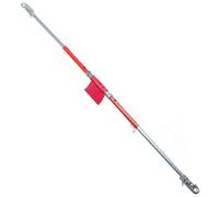 XPOtool Barre de remorquage 3 pièces - 1,8 m/épaisseur 2,5 mm/capacité Max. 2000 kg - avec Amortisseur - pour Traction Tractage Dépannage