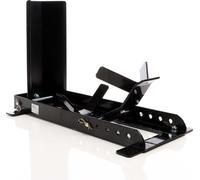 XPOtool Bloque roue de moto pour pneu avant et arrière – en Acier – pour Ø 16–21" – Bascule Béquille Support repose-moto lève-moto de Montage Atelier Stockage