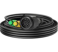 XPOtool Câble remorques 13 Broches de 5 m – avec 2 connecteurs 5 broches – pour alimentation des Feux arrière des Remorques et Caravanes