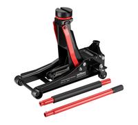 XPOtool Cric hydraulique de Plancher manœuvrable de 3T Poids 29 kg Hauteur de Levage 85-500mm avec Piston Double Levage Voiture Garage Atelier Cric de Sol Accessoires de Garage et Atelier Auto