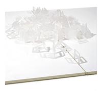 XPOtool Croisillon autonivelant Largeur Fente 1,0mm 100 pcs. Pose Carrelage Dalle Outil Nivellement