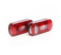 XPOtool Feux arrière 2 pièces - 220 x 100 x 57 mm - avec Connexion d’embout T.1 - Éclairage de remorque avec Feu-plaque - Sécurité r