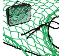 XPOtool Filet Remorque 2,1x1,25 m Maille 45x45mm Épaisseur 3 m Vert Polypropylène résistant Transport Sécurité Charge Protection Sécuritaire Anti-Chute