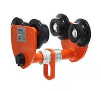 XPOtool HD Chariot porte-palan manuel 2000kg Réglable 100-125mm Chariot manuel