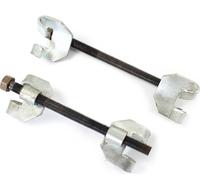 XPOtool Kit de 2x Compresseur de ressort - Longueur broche 320 mm / tige carrée 355 mm - Tendeur Montage Surbaissement Véhicule Réparation automobile Tuning auto