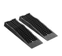 XPOtool Lot de 2 rampes Voiture d’accès Extra Plates - 700 x 200 x 78 mm - en PP Robuste - capacité Max. 3,5 t - Cales de Roue véhicule Chargement accès Caravane Camping Car Remorque