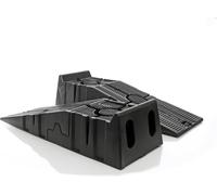 XPOtool Lot de 2x Rampe d’accès – 915 x 275 x 310 mm – capacité de charge max. 2,5 t – en Plastique robuste – Déboîtable Empilable – pour Véhicules lourds Auto Voiture