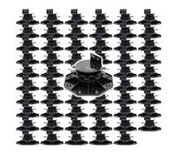 XPOtool Lot de 60x Plots de terrasse - Charge 2700 kg - Hauteur réglable 33-64 mm - en PP - Pieds de support pour Lames Dalles Lambourdes