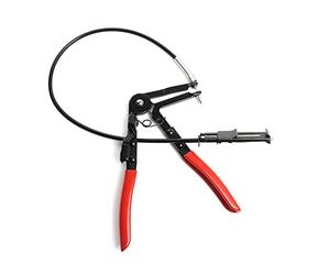 XPOtool Pince à Colliers - en Acier - avec Câble Bowden de 60 cm pour Collier de Serrage et à Lame Ressort 18-54 mm de tuyaux Automobiles