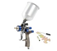 XPOtool Pistolet à Peinture LVLP 500 ML - avec Godet en Aluminium et Buse de 1,4 mm - Pulvérisation à 1,5 Bars 160 l/Min - Aérographie, Tanning, Tatouage, Nail Art, Manucure
