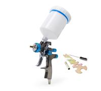 XPOtool Pistolet à Peinture LVLP 500 ML - avec Godet en Plastique et Buse de 1,4 mm - Pulvérisation à 1,5 Bars 160 l/Min - Aérographie, Tanning, Tatouage, Nail Art, Manucure