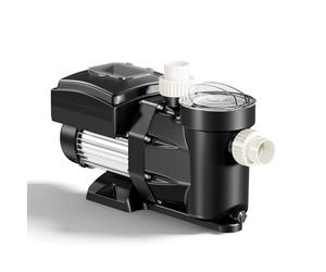 XPOtool Pompe de piscine à vitesse variable 1500 W - Débit 33600 l/h - Hauteur refoulement 18 m - Pompe de filtration et de circulation pour Filtre Eau - Pool Whirlpool Bain remous Jardin