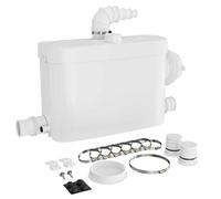 XPOtool Pompe de relevage 3/1 avec Raccord latéral - 450 W - 475 x 154 x 306 mm - 6900 l/h - Refoulement 7,5 m/75 m - Pour Eaux usée