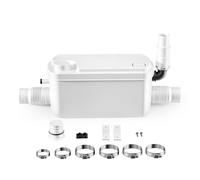 XPOtool Pompe de relevage 3/1 compacte - 250 W - avec 3 entrées - Hauteur de refoulement max. 8,5 m - Eaux usées Eaux chargées Pompa