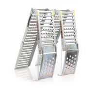 XPOtool Rampe d’accès pliable 2x800kg Kit 2en1 Rampe Chargement Entretien
