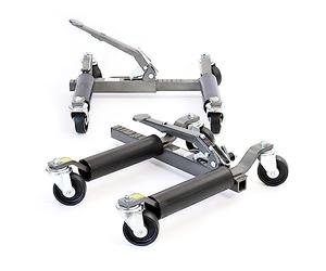 XPOtool Rangierheber 2er Set BIS Je 566 kg Wagenheber BIS 30 cm Reifenbreite Rangierhilfe mit Rollen