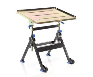 XPOtool Table de soudage Pliante - Charge Jusqu’à 150 kg - Chariot Soudure Réglable en Hauteur - Établi Pliable avec Inclinaison 90° - Équipement Soudeur