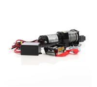 XPOtool Treuil électrique - 1,5 CV / 12 V - Traction jusqu’à 1587 kg - Hauteur de levage max. 10 m - Cabestan à câble 10,5 m commande à une main - Outil Levage