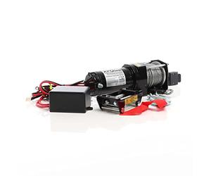 XPOtool Treuil électrique - 1,5 CV / 12 V - Traction jusqu’à 1587 kg - Hauteur de levage max. 10 m - Cabestan à câble 10,5 m commande à une main - Outil Levage