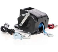 XPOtool Treuil électrique motorisé - 350 W / 12 V - Traction jusqu’à 1570 kg - Vitesse de levage max. 1,8 m/min - Cabestan à câble 10,5 mà une main - Outil Appareil Levage