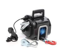XPOtool Treuil électrique motorisé - 450 W / 12 V - Traction jusqu’à 6804 kg - Vitesse de levage max. 1,38 m/min - Cabestan à câble - Outil Appareil Levage