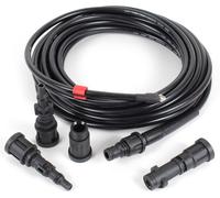 XPOtool Tuyau Déboucheur Canalisation 15m 4 Adaptateurs pour Nettoyeur de haute pression 160bars