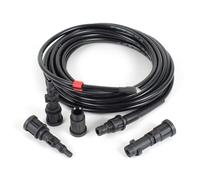 XPOtool Tuyau Déboucheur Canalisation 20m 4 Adaptateurs pour Nettoyeur de haute pression 160bars