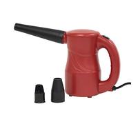 XPOWER A-2S Cyber Duster Electric Air Duster for Dusting, Drying, Gonflement, Blowing, Car Detailing, Ordinateur, Leaf Blowing, 90 CFM, 2 buses + 1 Brush, Moteur haute performance, Eco-Friendly, Rouge