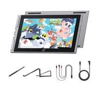 XPPen Artist 12 3rd Écran graphique argenté avec 8 touches rapides 99 % sRGB, profondeur de couleur 8 bits, stylet X4 16384 niveaux de pression, tablette graphique compatible avec Win, Mac, Linux