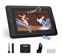 XPPen Tablette à dessin 13,3" avec écran Artist13.3 Pro V2 16384, 8 touches de raccourci et cadran rouge pour art numérique, graphiste, animation | Compatible Mac, PC, Android | Débutant à Pro