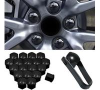 XPQAYZTK 22 Pièces Cache-Écrous de Roue pour Skoda Superb 3 (III) | Baujahr 2015-4/2024, Bouchons de Protection Anti-Rouille avec Outil, Accessoires pour Jantes en Alliage, 19mm