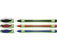 Xpress (Fineliner Stylos, Pointe Fine 0,8 Mm) Pochette De 3, Noir/Rouge/Bleu