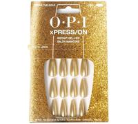 Xpress-On - Break The Gold - Faux Ongles Réutilisables, Effet Gel - Opi Multicolore