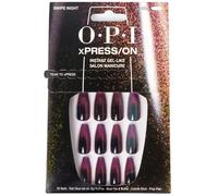 Xpress-On - Swipe Night - Faux Ongles Réutilisables, Effet Gel - Opi Multicolore