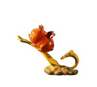 XPSHP25112 Figurine décorative Ornements d'entrée de Cochon en cuivre Salon Toutes Choses comme Vous Le Souhaitez Artisanat Souvenirs Bureau oeuvre(A)