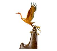 XPSHP25112 Figurine décorative Tous Les Ornements de Grue en cuivre Chinese Zen Home Crafts Décorations d'entrée Salon