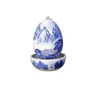 XPSHP25112 Fontaines de Table Fontaine à Eau de Table, Ornements Fontaine minimalistes Chinois, décoration en céramique Peinte la Main